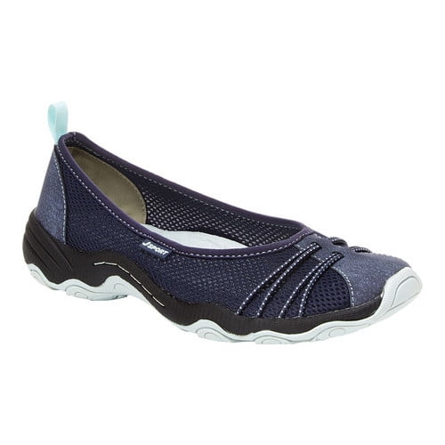 JSport by Jambu Womens Spin Encore Ballet Flat